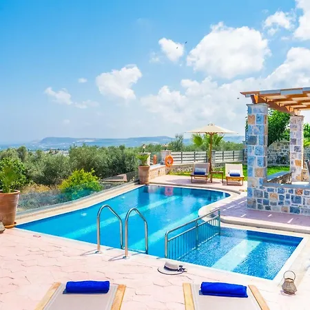 別荘 New Kantifes 4 Families Or Couples With Private Pool & Bbq